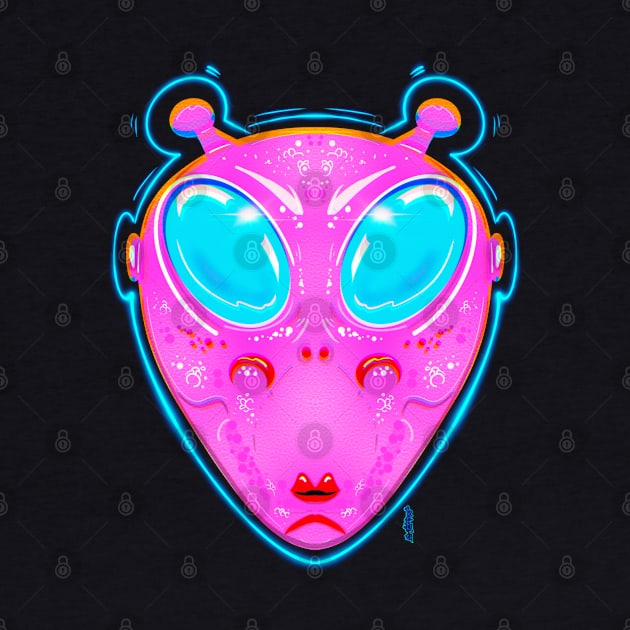 Neon alien by Chillateez 